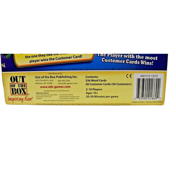 Out of the Box Snake Oil Card Party Game Mensa Select Complete - Picture 4 of 11